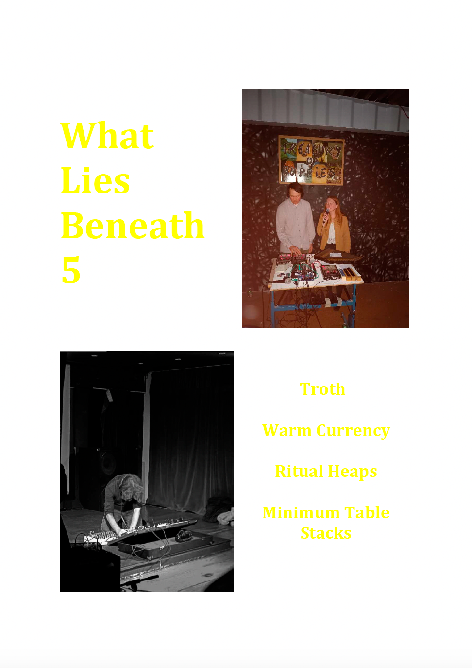 Various – What Lies Beneath #5 [Zine/CDr]