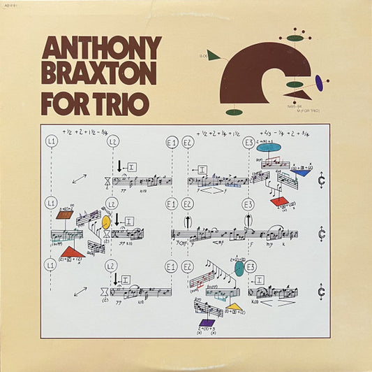 Anthony Braxton – For Trio [USED LP]
