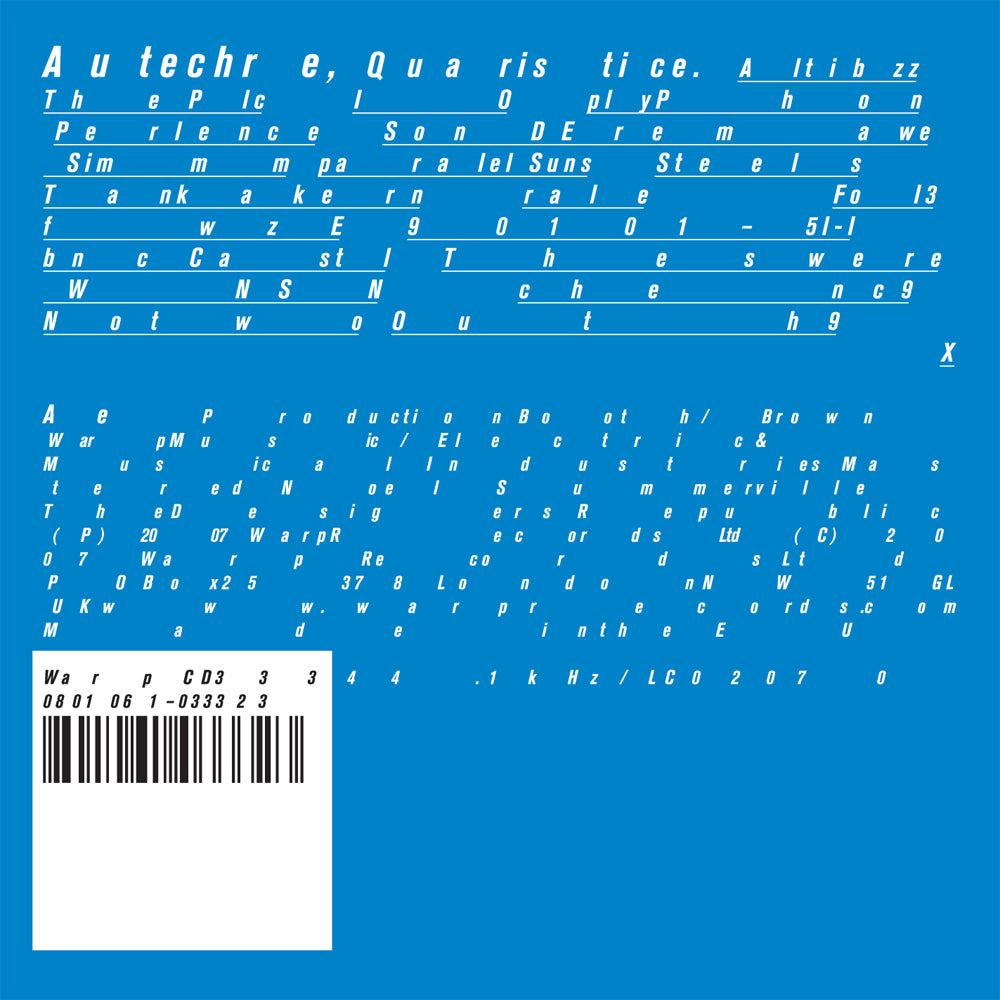 Autechre – Quaristice [2LP]