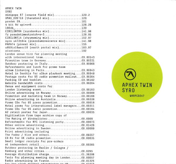 Aphex Twin – Syro [3LP]