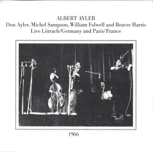 Albert Ayler – Live Lörrach/Germany and Paris/France 1966 [USED 2LP]