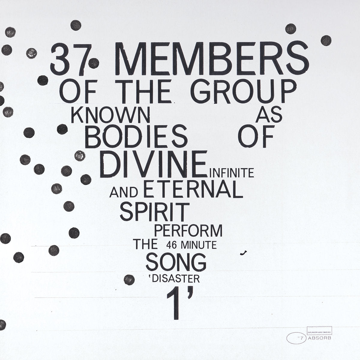 bodies of divine infinite and eternal spirit – disaster 1 [LP]