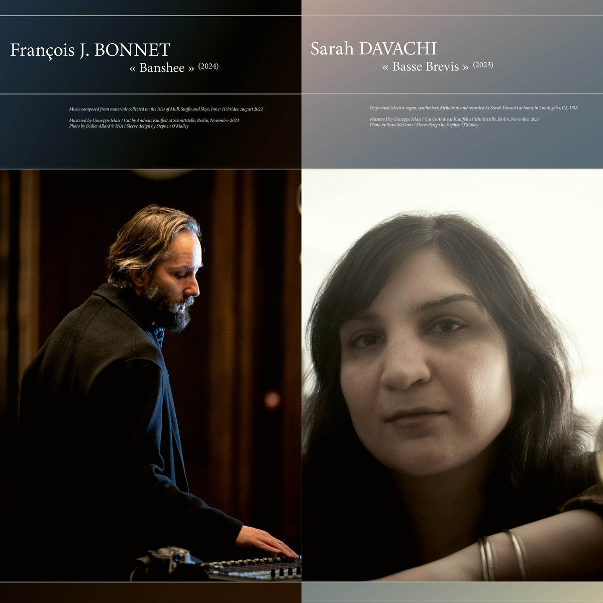 François J. Bonnet / Sarah Davachi – Banshee / Basse Brevis [USED LP]