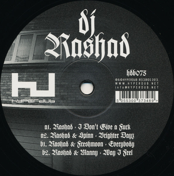 DJ Rashad – I Don't Give A Fuck [USED 12"]