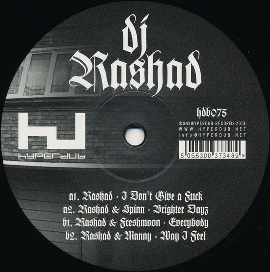DJ Rashad – I Don't Give A Fuck [USED 12"]