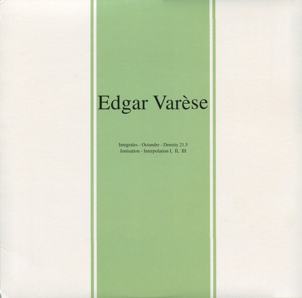 Edgar Varèse – Early Works [USED LP]