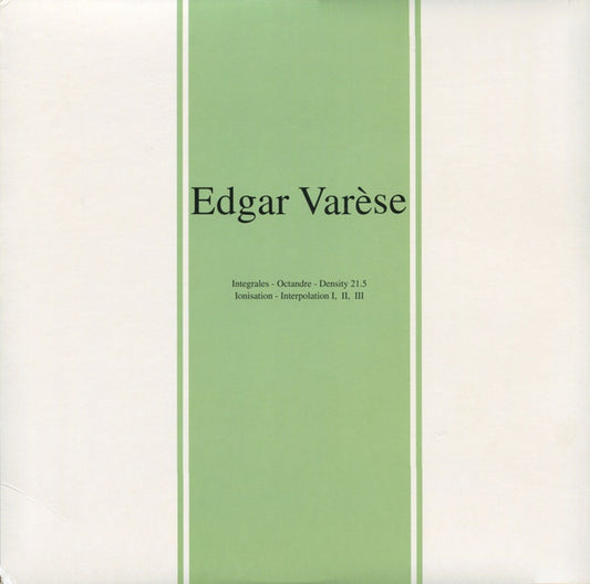 Edgar Varèse – Early Works [USED LP]