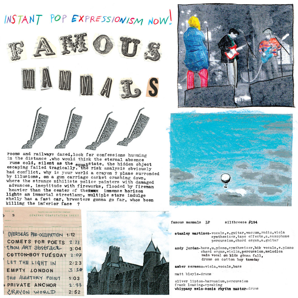 Famous Mammals – Instant Pop Expressionism Now! [LP]