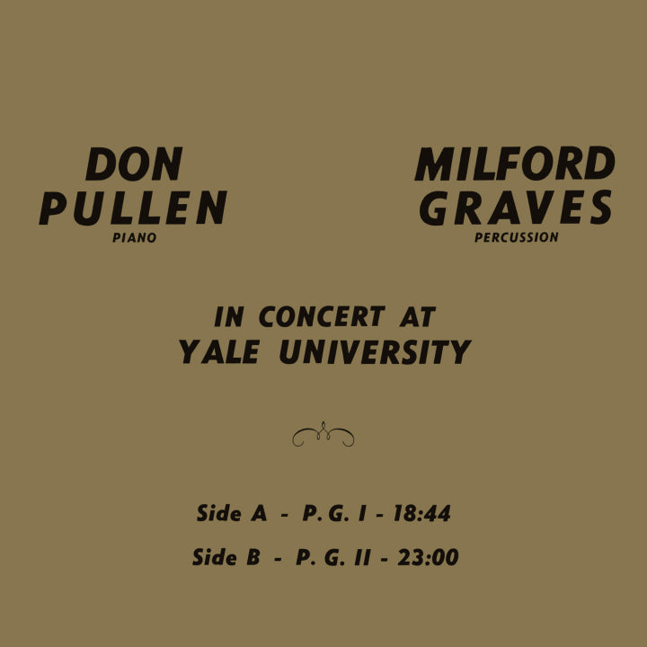 Milford Graves / Don Pullen – In Concert At Yale University [LP]