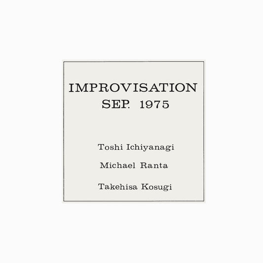 Toshi Ichiyanagi, Michael Ranta, Takehisa Kosugi – Improvisation Sep. 1975 [LP]
