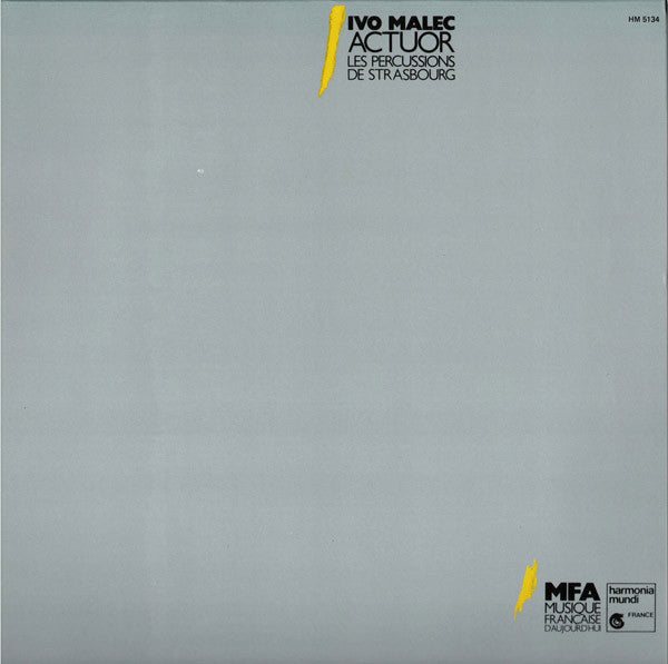 Ivo Malec – Actuor [USED LP]