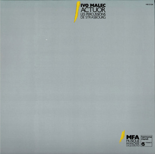 Ivo Malec – Actuor [USED LP]
