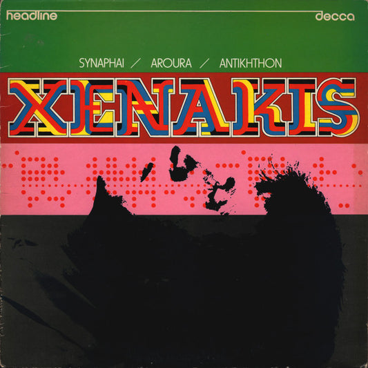 Iannis Xenakis – Synaphai / Aroura / Antikthon [USED LP]