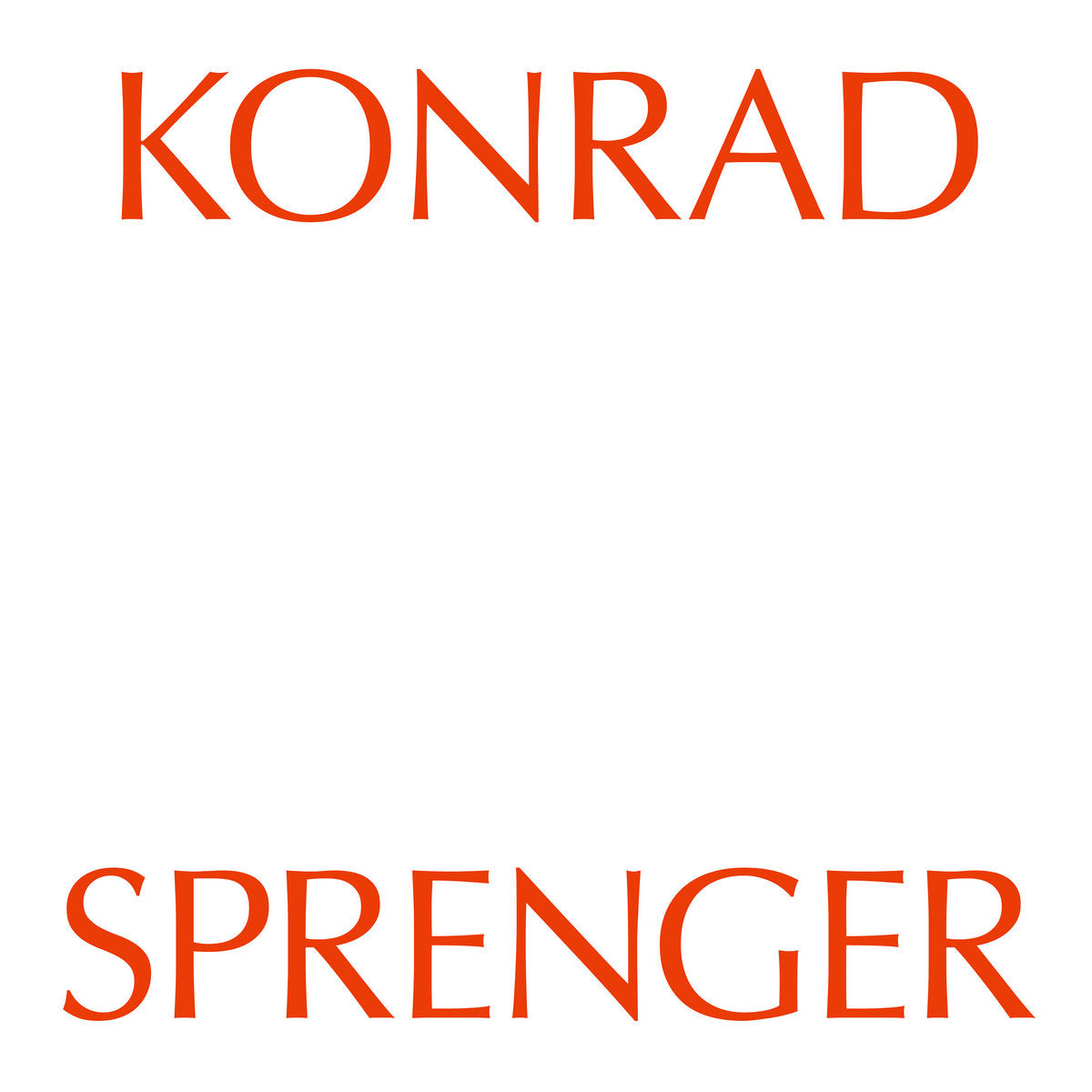 Konrad Sprenger – Set [LP]