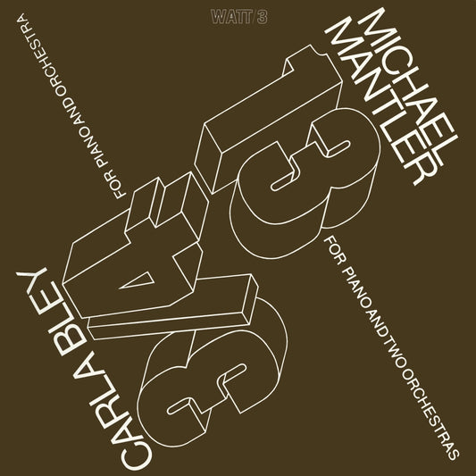 Michael Mantler / Carla Bley – 13 3/4 [USED LP]