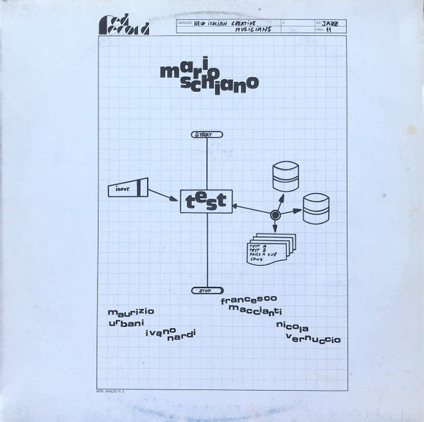 Mario Schiano – Test [USED LP]