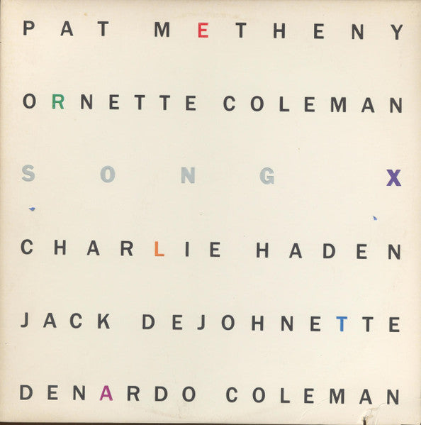 Pat Metheny / Ornette Coleman – Song X [USED LP]