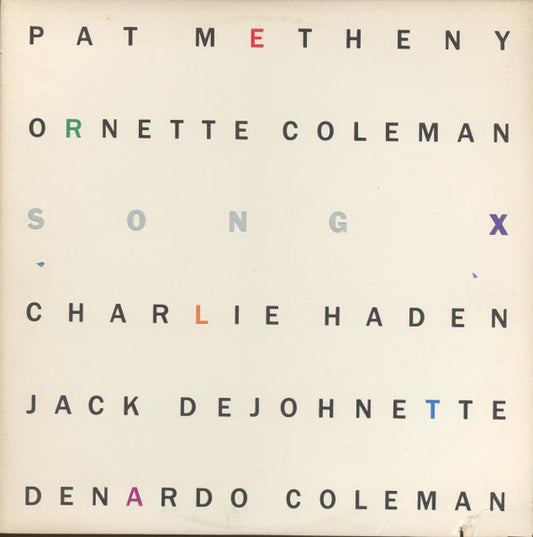 Pat Metheny / Ornette Coleman – Song X [USED LP]