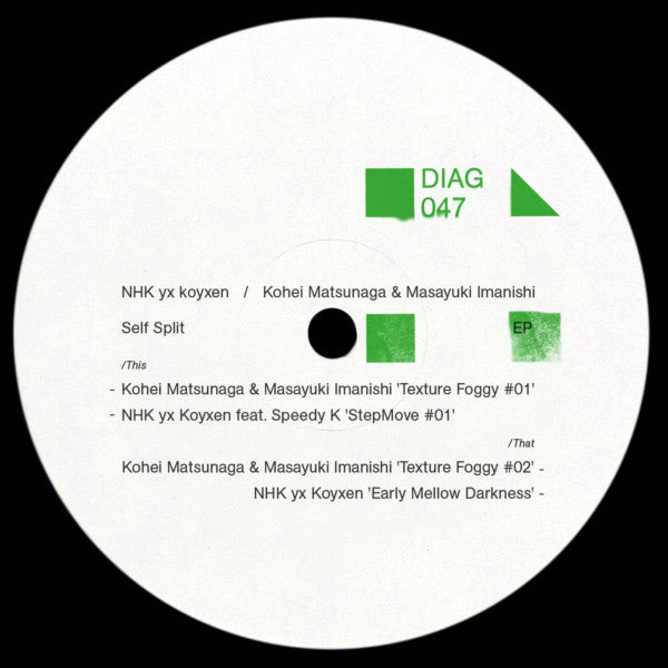NHK yx Koyxen / Kohei Matsunaga & Masayuki Imanishi – Self Split [USED 12"]