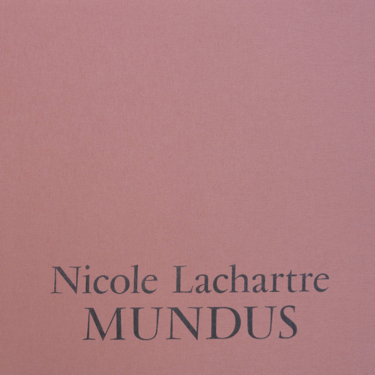 Nicole Lachartre – Mundus [3LP]