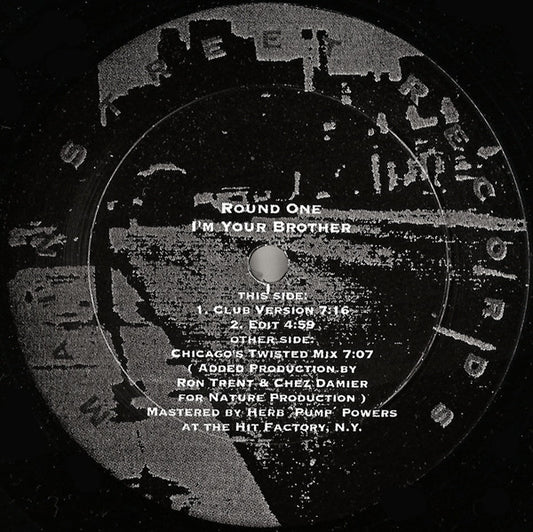 Round One – I'm Your Brother [USED 12"]
