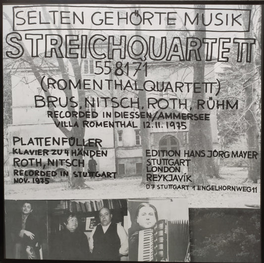 Selten Gehörte Musik – Streichquartett 558171 (Romenthalquartett) [2CD]