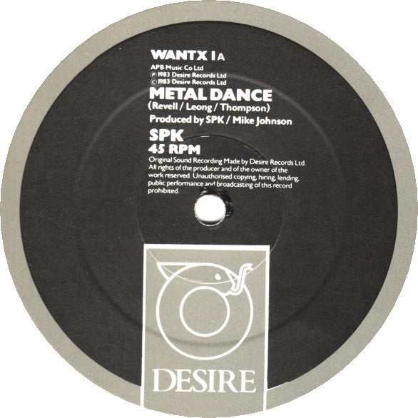 SPK – Metal Dance [USED 12"]