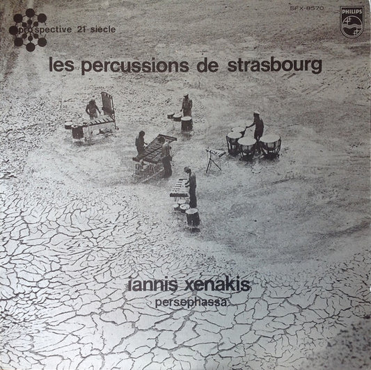 Iannis Xenakis par Les Percussions de Strasbourg – Persephassa [USED LP]