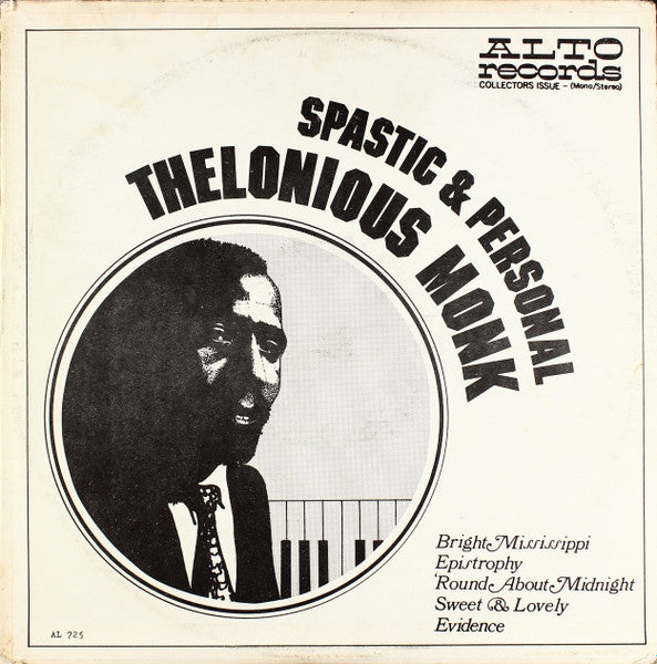 Thelonious Monk – Spastic & Personal [USED LP]