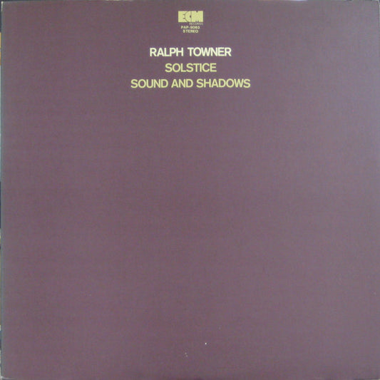 Ralph Towner – Solstice / Sound And Shadows [USED LP]