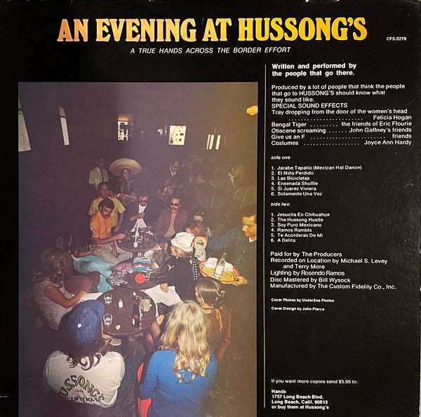 Various – An Evening At Hussong's (A True Hands Across The Border Effort) [USED LP]