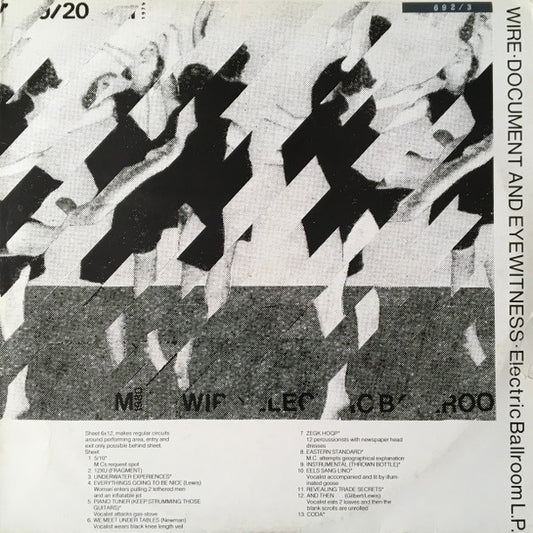 Wire – Document and Eyewitness [USED 2LP]