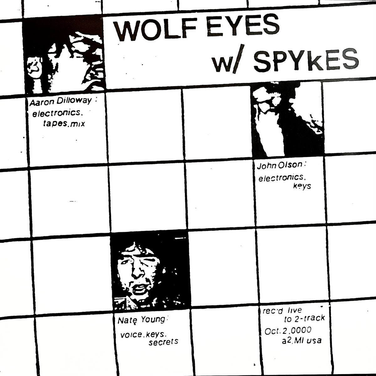 Wolf Eyes – Wolf Eyes w/ Spykes [LP]