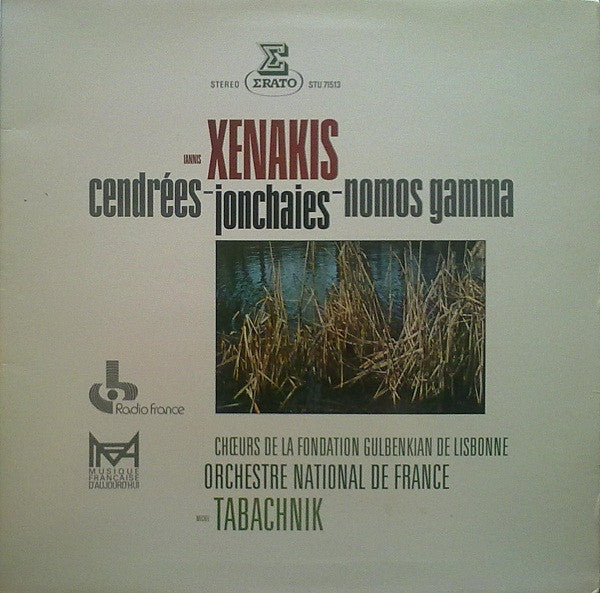 Iannis Xenakis – Cendrées - Jonchaies - Nomos Gamma [USED LP]