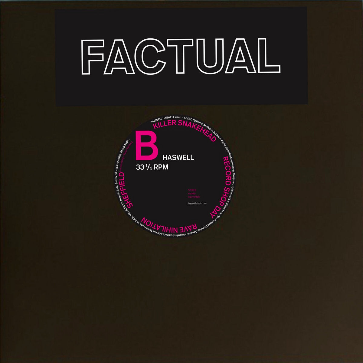 Russell Haswell – Factual [LP]