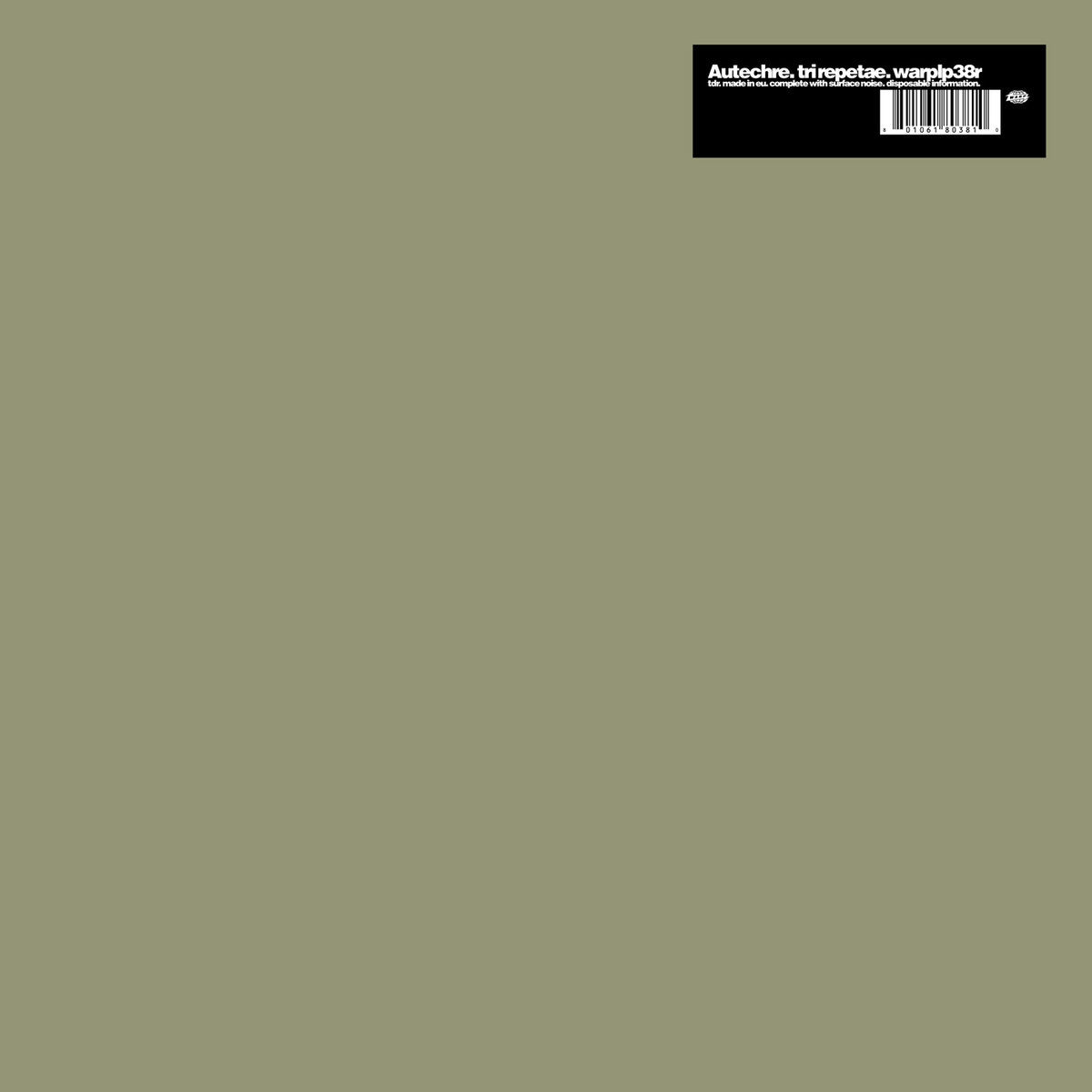 Autechre – Tri Repetae [2LP]