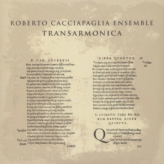 Roberto Cacciapaglia Ensemble – Transarmonica [LP]
