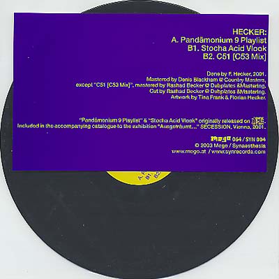 Hecker – 2 Track 12" [12"]