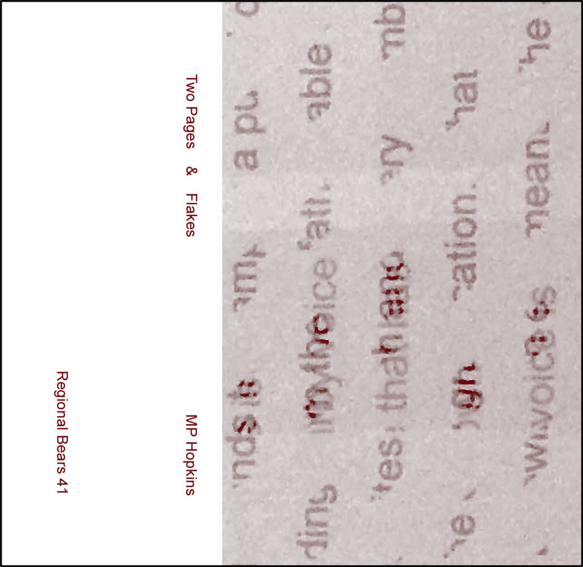 MP Hopkins – Two Pages & Flakes [CS]