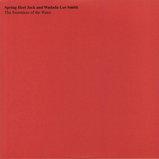 Spring Heel Jack & Wadada Leo Smith – The Sweetness of the Water [LP]